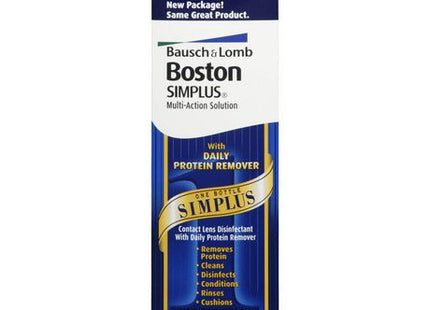 Bausch + Lomb - Boston Simplus Multi-Action Solution with Daily Protein Remover | 105 ml