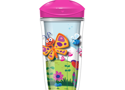 Playtex - Sipsters  - Insulated Spill Proof Spout Cup - Assorted Patterns | Stage 3 - for  12 Month +
