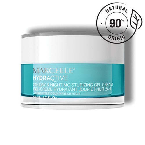 Marcelle Hydractive 24H Moisturizing Gel Cream Day & Night - All Skin Types | 50 ml