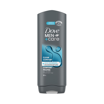 Dove - Men+Care Clean Comfort, gel douche corps et visage | 532 ml