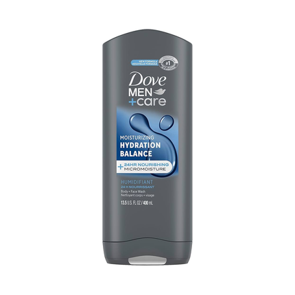 Dove - Men+Care Hydratation Équilibre, Gel Nettoyant Corps + Visage | 532 ml
