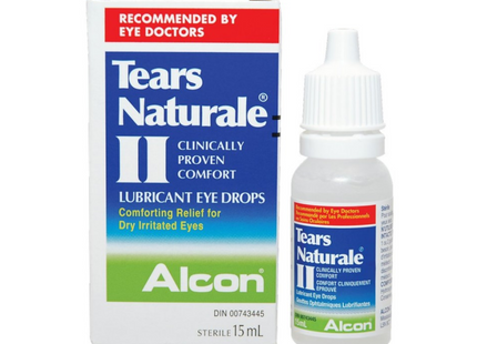 Alcon - Tears Naturale II Lubricant Eye Drops | 15 ml