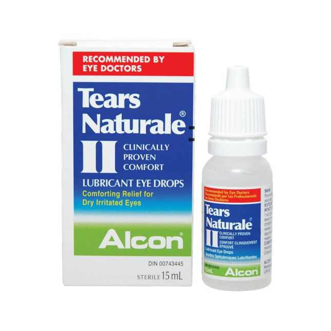 Alcon - Gouttes oculaires lubrifiantes Tears Naturale II | 15 ml