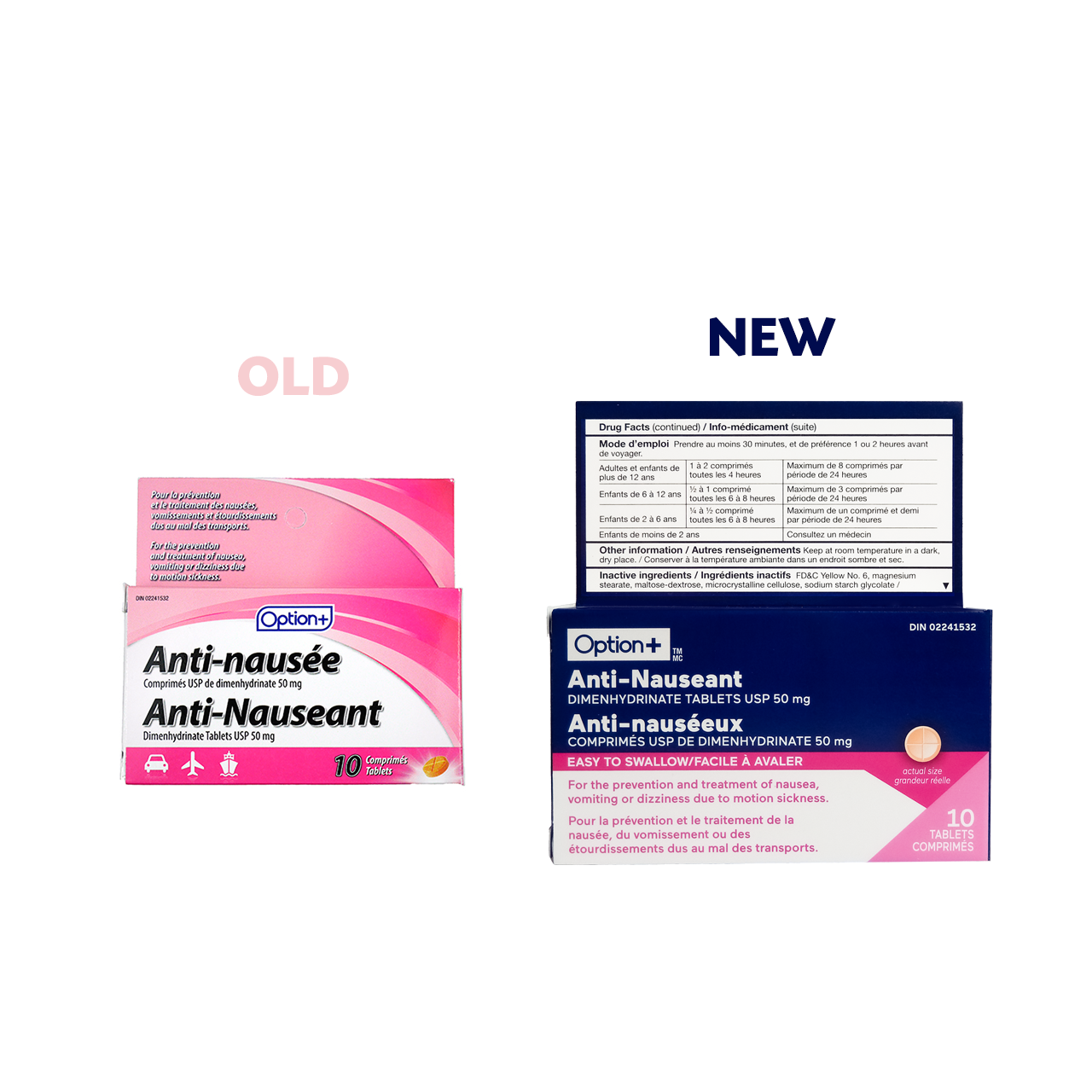 Option+ Anti-Nauseant Tablets 50 mg - Adults | 10 Tablets – White Cross ...
