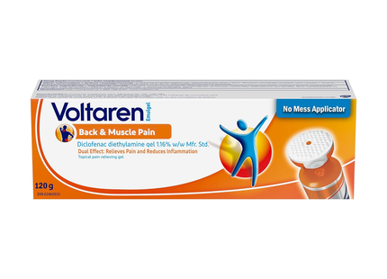 Voltaren - Emulgel Back & Muscle Pain, No Mess Applicator | 120 g