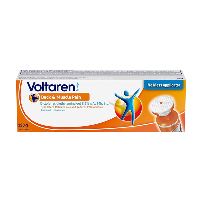 Voltaren - Emulgel Back & Muscle Pain, No Mess Applicator | 120 g