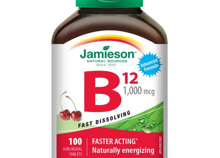 Jamieson - Vitamin B12 1000mcg | 100 Sublingual Tablets