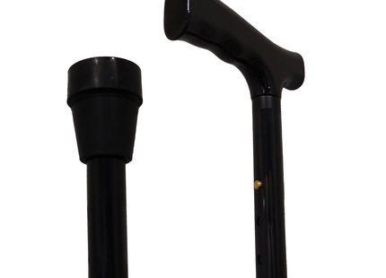 Mansfield - Folding Aluminum Cane with Vinyl Carrying Case | Black