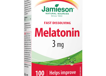 Jamieson - Melatonin 3mg | 100 Sublingual Tablets