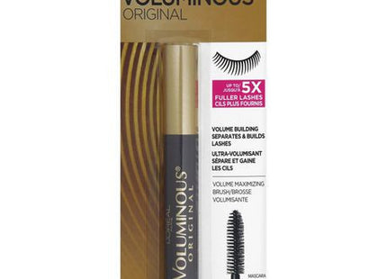 L'Oréal Paris Voluminous Volume Maximizing Brush Mascara - Blackest Black | 8 mL