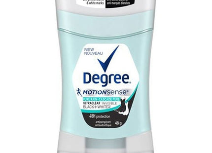 Degree - MotionSense 48 Hour Protection - Ultraclear Invisible Antiperspirant - Pure Rain Scent  | 48 g