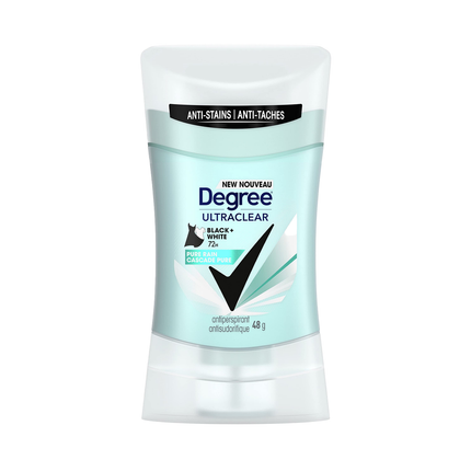 Degree - MotionSense Antisudorifique Invisible 48 Heures Ultraclear, Parfum Pluie Pure | 48 g