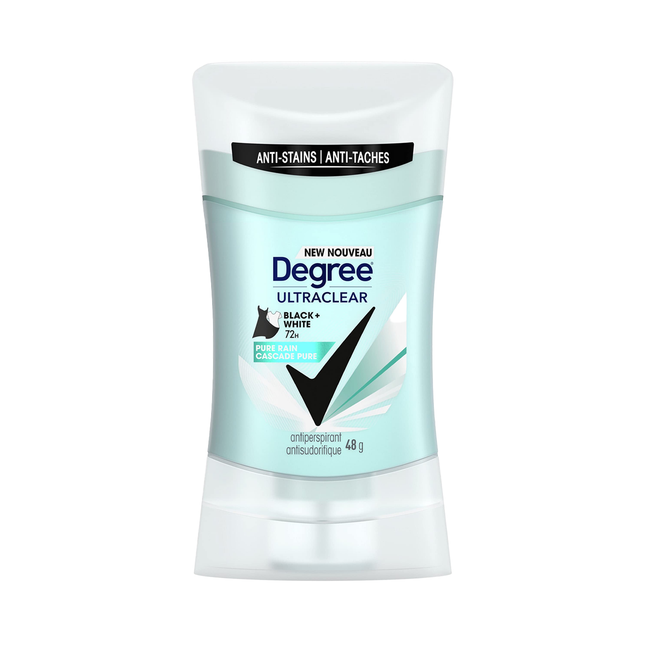 Degree - MotionSense 48 Hour Ultraclear Invisible Antiperspirant, Pure Rain Scent  | 48 g