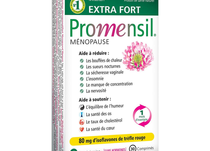 Promensil - Menopause 80mg Red Clover Isoflavones, Extra Strength | 30 Tablets