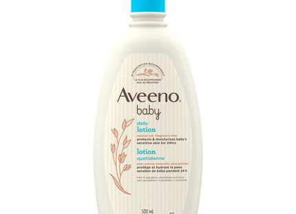 Aveeno - Baby Daily Lotion Fragrance Free - Natural Oat | 532 mL