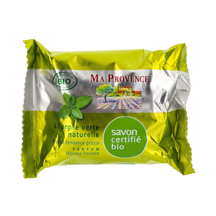 Ma Provence - Cleansing & Moisturizing Soap Bar, Green Clay | 75 g