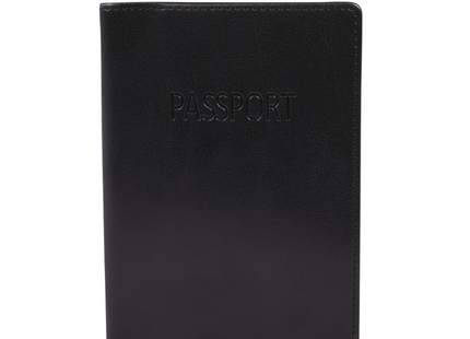 Austin House - Passport Case with RFID Protection | Black