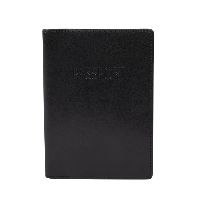 Austin House - Étui pour passeport avec protection RFID | Noir