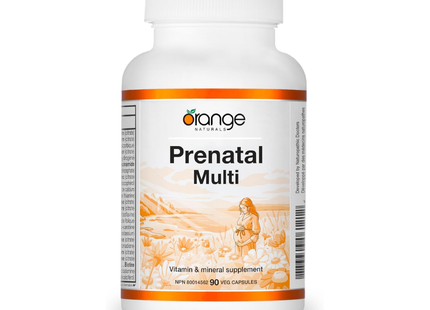 Orange Naturals - Prenatal Multivitamin | 90 Capsules