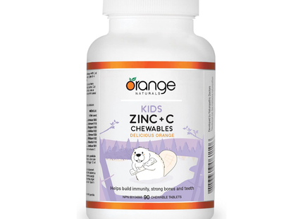 Orange Naturals - Kids Zinc + C | 90 Chewable Tablets