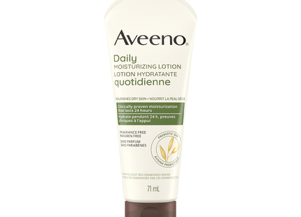 Aveeno - Daily Moisturizing Lotion with Prebiotic Oat Fragrance Free | 71 mL