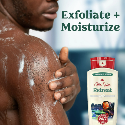 Old Spice - Gel douche Retreat, bois de santal et aloès | 532 ml