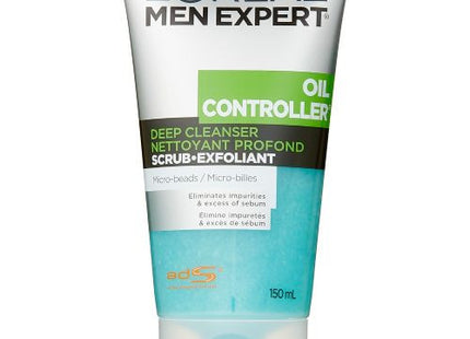 L'Oréal Men Expert Oil Controller Nettoyant Exfoliant Exfoliant en Profondeur | 150 ml