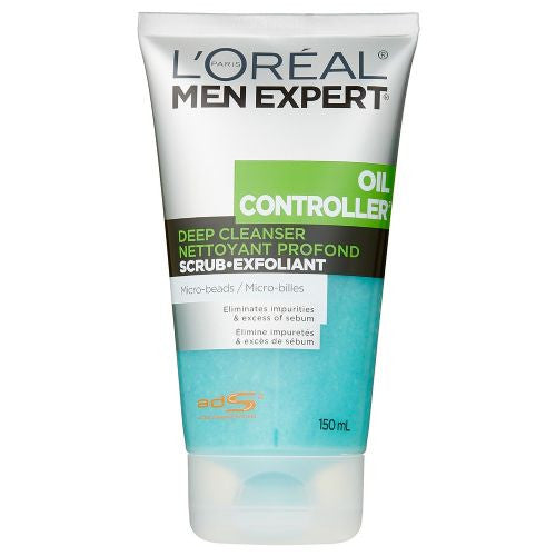 L'Oréal Men Expert Oil Controller Deep Cleanser Scrub Exfoliant | 150 ml