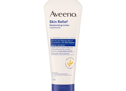 Aveeno - Lotion hydratante apaisante pour la peau à l'avoine triple et au beurre de karité | 222 ml