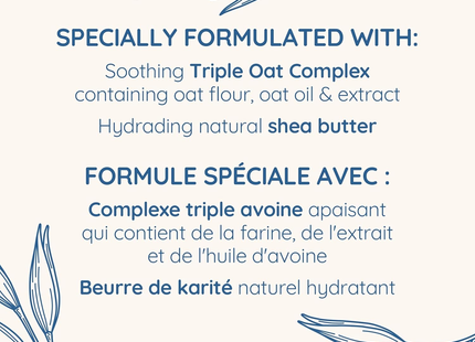 Aveeno - Lait Hydratant Soulagement Cutané au Beurre de Karité pour Peaux Sèches à Très Sèches | 354 mL