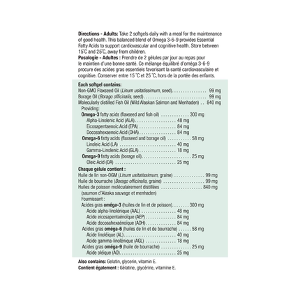Jamieson - Omega 3-6-9 1200 mg | 150 + 50 Softgels