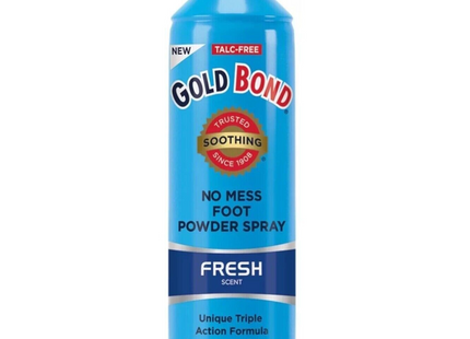 Gold Bond - Fresh Aloe Scented No Mess Foot Powder Spray | 198 g