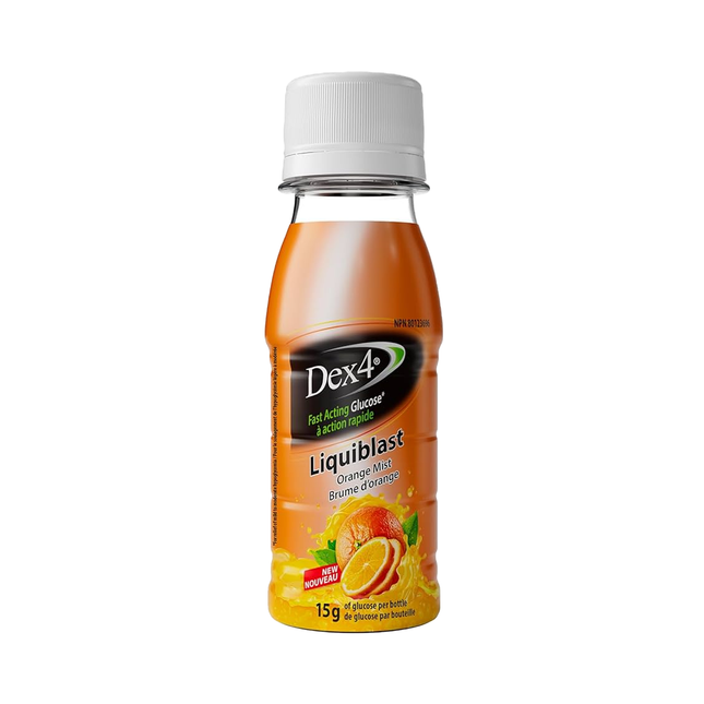 Dex4 - Liquiblast Fast Acting Glucose, Orange Mist | 59 mL