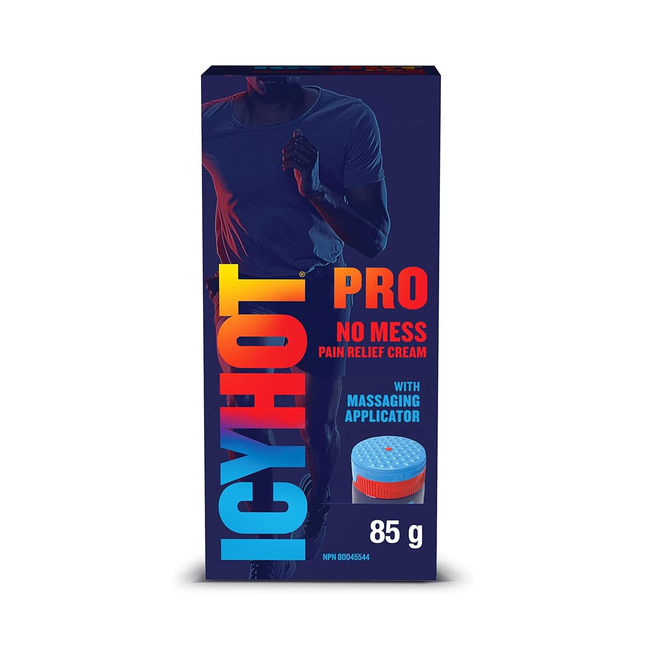 Crème antidouleur Icy Hot Pro sans dégâts avec applicateur massant | 85 g