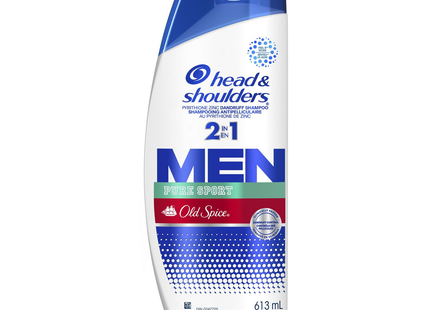 Head &amp; Shoulders - Shampooing 2 EN 1 Men Pure Sport OLD SPICE | 613 ml