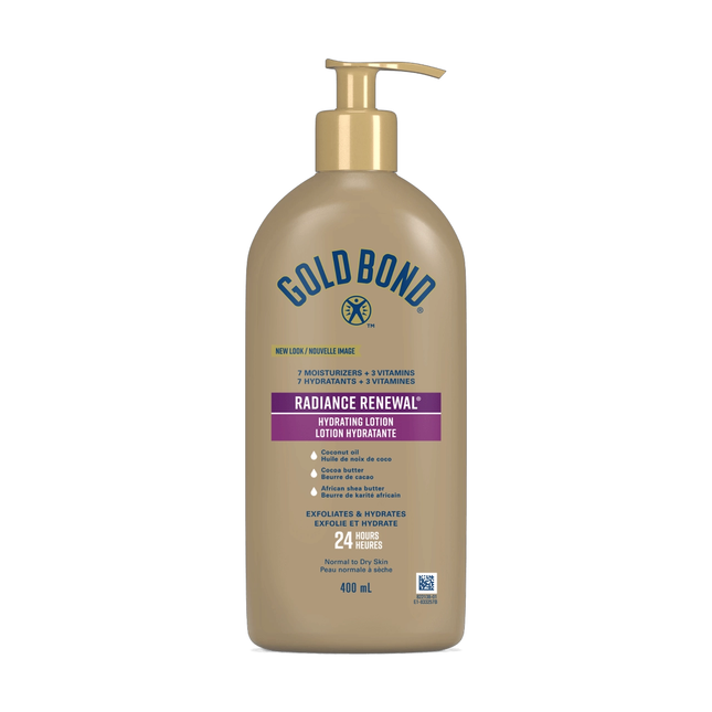 Gold Bond - Lotion hydratante 24 heures Radiance Renewal | 400 ml