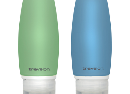 Travelon - Set of 2 - 3oz Smart Tubes, Green & Blue