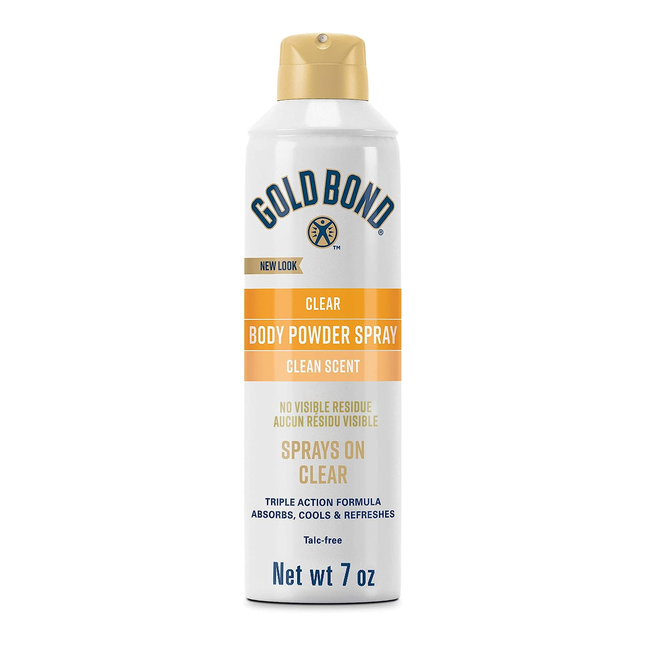 Gold Bond - Clear Powder Spray No Visible Residue - Body & Foot | 198 g