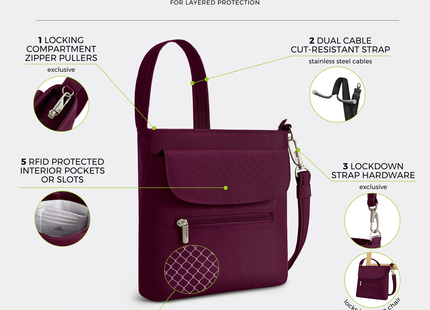 Travelon - Anti-Theft Classic Mini Shoulder Bag