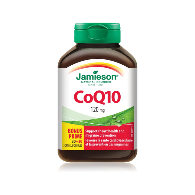 Jamieson - CoQ10 120 mg | 60 gélules molles