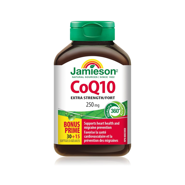 Jamieson - CoQ10 250 mg | 45 Gélules