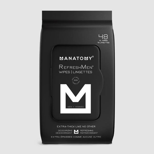 Manatomy - RefreshMen Wipes | 48 Count