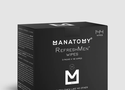 Manatomy - RefreshMen Wipes Value Pack | 144 Count