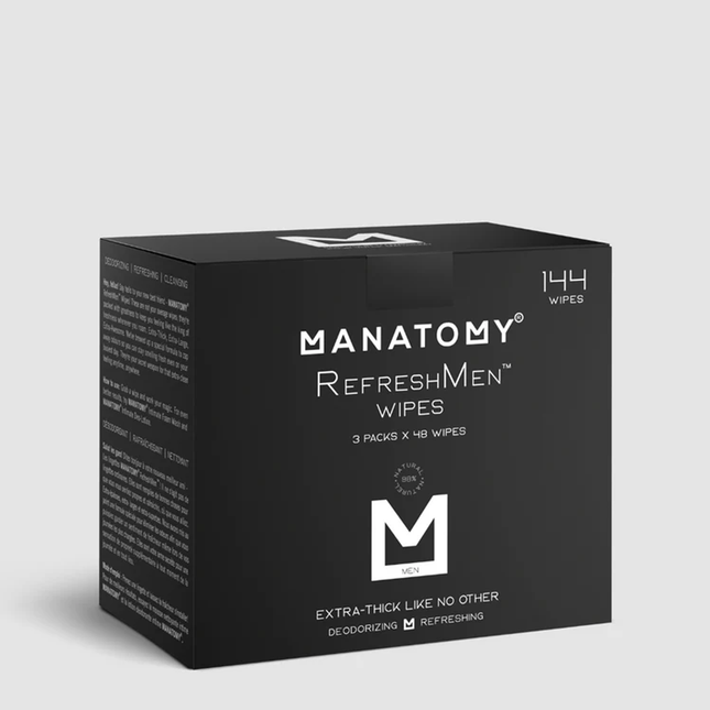 Manatomy - RefreshMen Wipes Value Pack | 144 Count