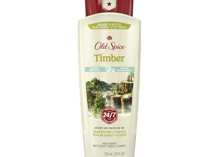 Old Spice - Gel douche Timber, bois de santal et cyprès | 532 ml