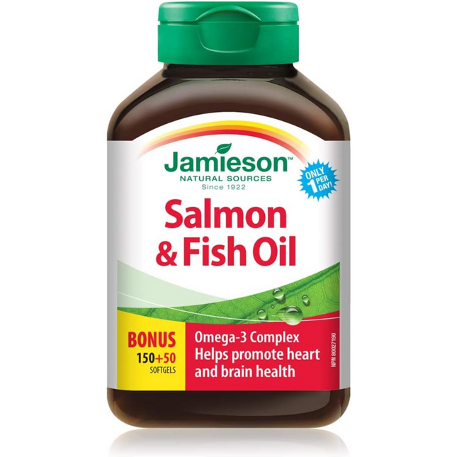 Jamieson - Salmon & Fish Oil | 200 Softgels