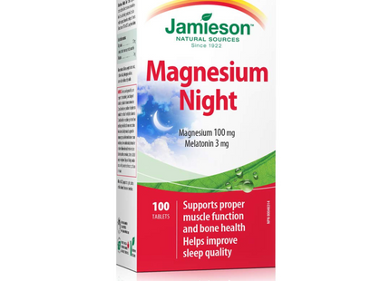 Jamieson - Magnesium Night | 100 Tablets