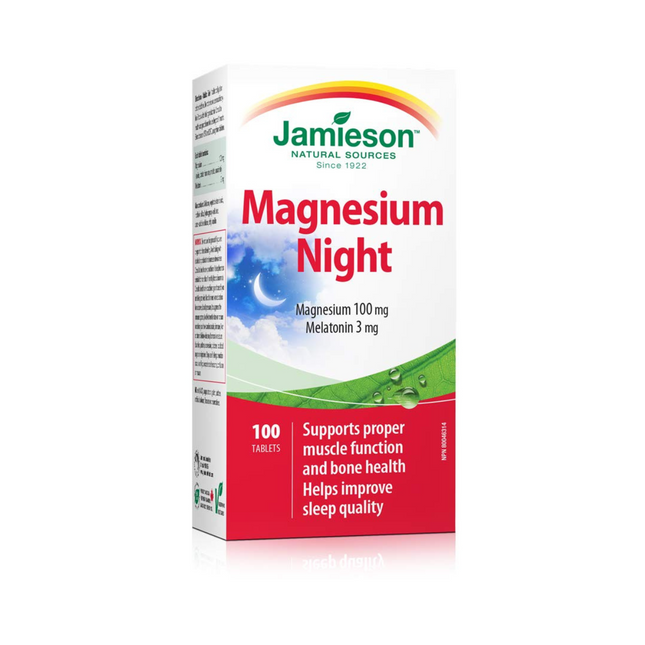 Jamieson - Soirée magnésium | 100 comprimés