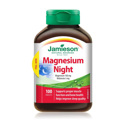 Jamieson - Soirée magnésium | 100 comprimés