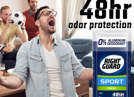 Right Guard - Sport 48 Hour Solid Deodorant - Fresh Scent | 85 g